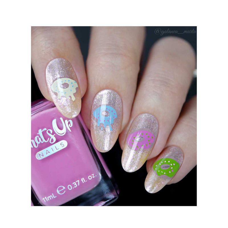 UberChic Beauty Tasty Series: Breakfast Stamping Plate Rosy Brown