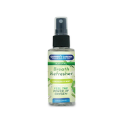 Garner's Garden Natural Breath Freshener Spray | H2O2 Breath Spray White Smoke Lemongrass Mint Breath Freshener / 2oz (handbag)