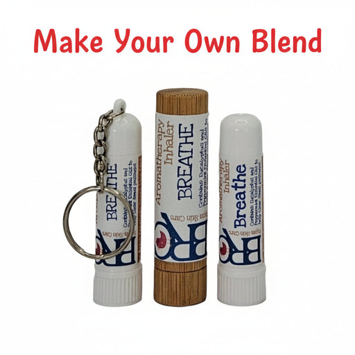 By Robin Creations Custom Scent Aromatherapy Inhaler Aromatherapy White Smoke Plastic - without a keychain,Plastic - with a keychain,Bamboo (100% Plastic-Free & Zero Waste)