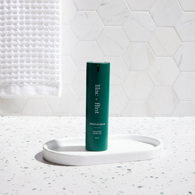 lilac + flint BREATHE BALM Health & Beauty > Personal Care > Cosmetics > Skin Care > Facial Skin Care > Face Oils Lavender Bottle,Refill Cartridge