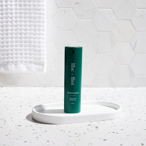 lilac + flint BREATHE BALM Health & Beauty > Personal Care > Cosmetics > Skin Care > Facial Skin Care > Face Oils Lavender Bottle,Refill Cartridge
