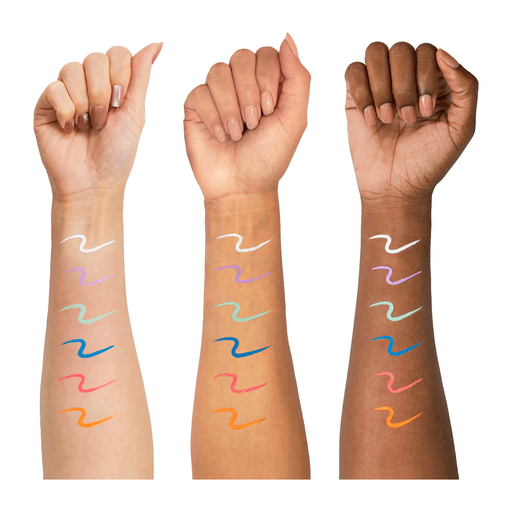 Profusion Cosmetics Bright Lights | Neon & Pastel Graphic Liners Eyes Dark Salmon Blue,Pink,Orange,Lavender,Mint,White