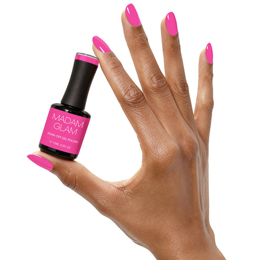 Madam Glam Bright Barbie Pink White Smoke