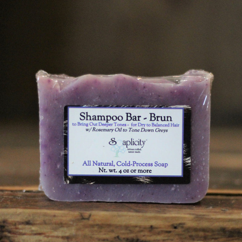 Soaplicity Brun Shampoo Bar Shampoo Bar Dark Slate Gray Default Title