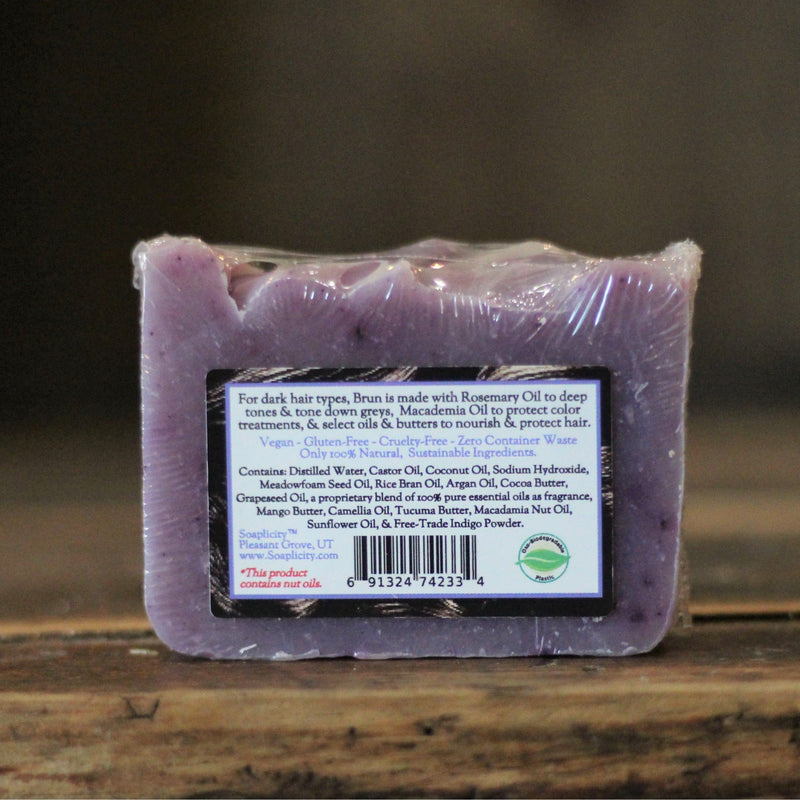 Soaplicity Brun Shampoo Bar Shampoo Bar Dark Slate Gray