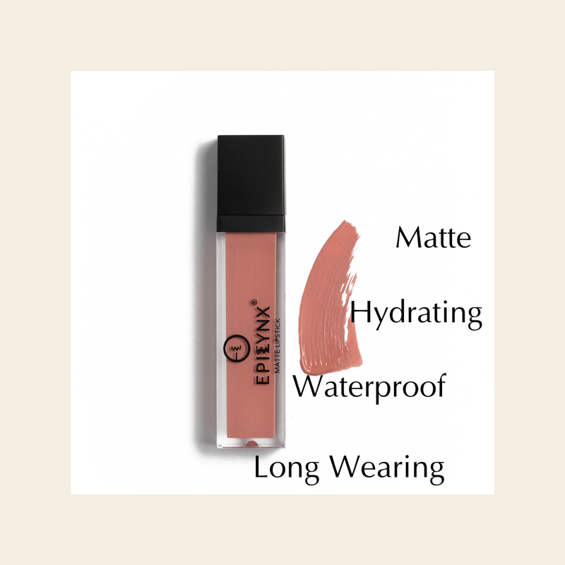 EpiLynx Color Intense Liquid Lipsticks & High Shine Lip Glosses – Vegan, Gluten-Free, Long-Wear Beige Fruit de la Passion (Matte),Terra (Matte),Skinny Dip (Gloss),Frost Bite (Gloss),Sweet Tooth (Gloss),Funfetti (Gloss)
