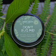 Chagrin Valley Soap & Salve Body & Massage Candle: Don't Bug Me! Insect Repellent Candle Bug Repellent Dark Olive Green 4 fl oz Tin