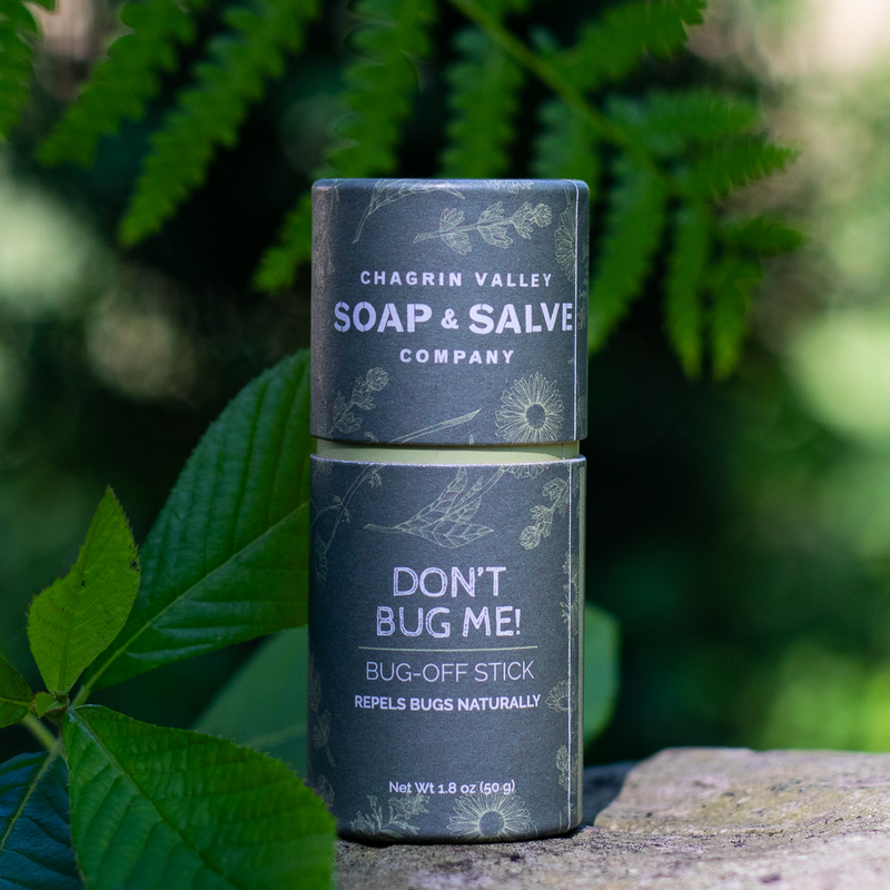 Chagrin Valley Soap & Salve Don't Bug Me! Bug-Off Stick Bug Repellent Dark Slate Gray Net Wt 1.8 oz (50 g)
