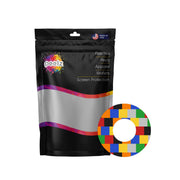 Peelz Build It Patch  Tape Designed for the FreeStyle Libre 2 Patch Medical Tape White Smoke 12-Pack Libre 2 (Set of 12 Patches),1-Single (One Patch)