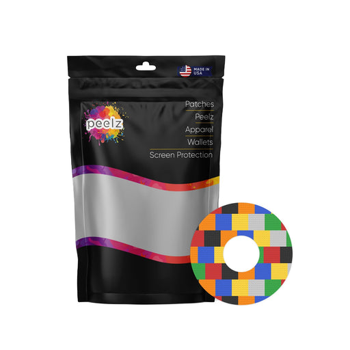 Peelz Build It Patch Tape Designed for the FreeStyle Libre 3 Plus & Lingo Patch Medical Tape White Smoke 12-Pack (Set of 12 Patches),1-Single (One Patch)