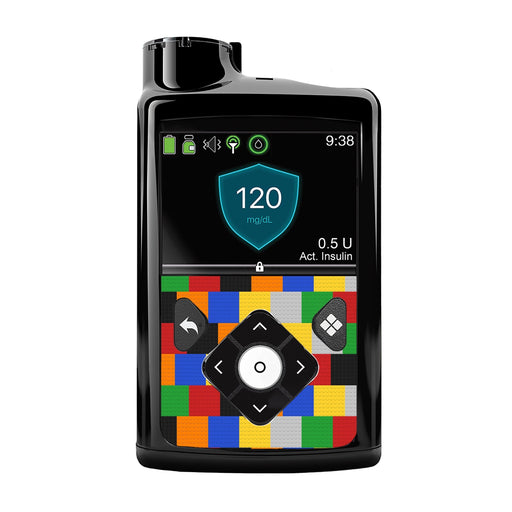 Peelz Build It Sticker for Medtronic MiniMed 770G & 780G Peelz/Stickers Black Whole System Peelz (front back + clip)