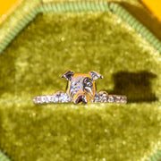 Fragrant Jewels Pitbull - Furry Friends Collection - Jewel Candle Jewel Candle Olive Drab Ring / 5,Ring / 6,Ring / 7,Ring / 8,Ring / 9,Ring / 10