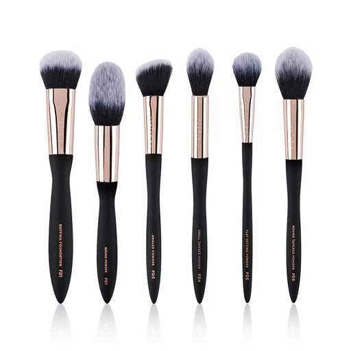 Profusion Cosmetics Artistry Face Brush Bundle Makeup Brushes Dark Slate Gray