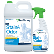 EcoStrong Pet Stain and Odor Eliminator Pet & Animal > Pet Stain & Odor White Smoke Santal Woods / 32 oz Sprayer Bottle and 1 Gallon Refill