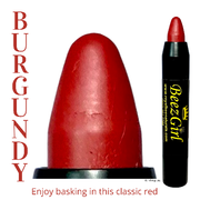 Honey Bee BeezGirl Essential Lipstick Pencil Beauty White Smoke Burgundy