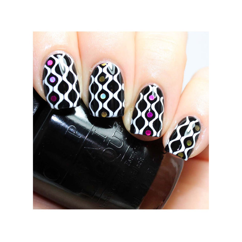 UberChic Beauty Business Chic-01 Stamping Plate Black