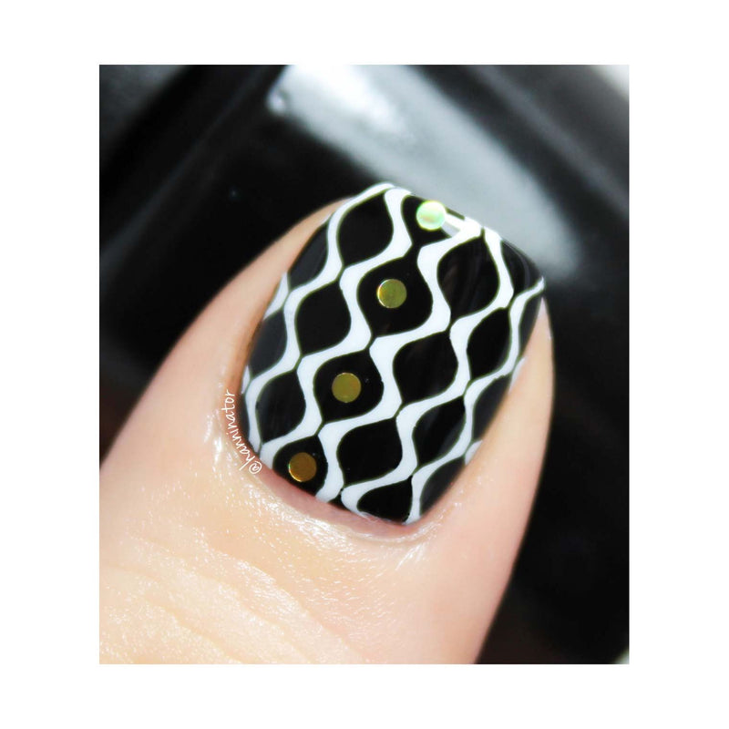 UberChic Beauty Business Chic-01 Stamping Plate Black