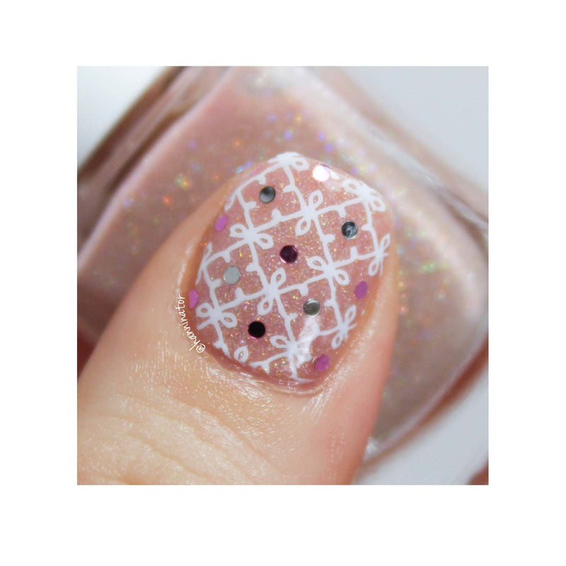 UberChic Beauty Business Chic-01 Stamping Plate Rosy Brown