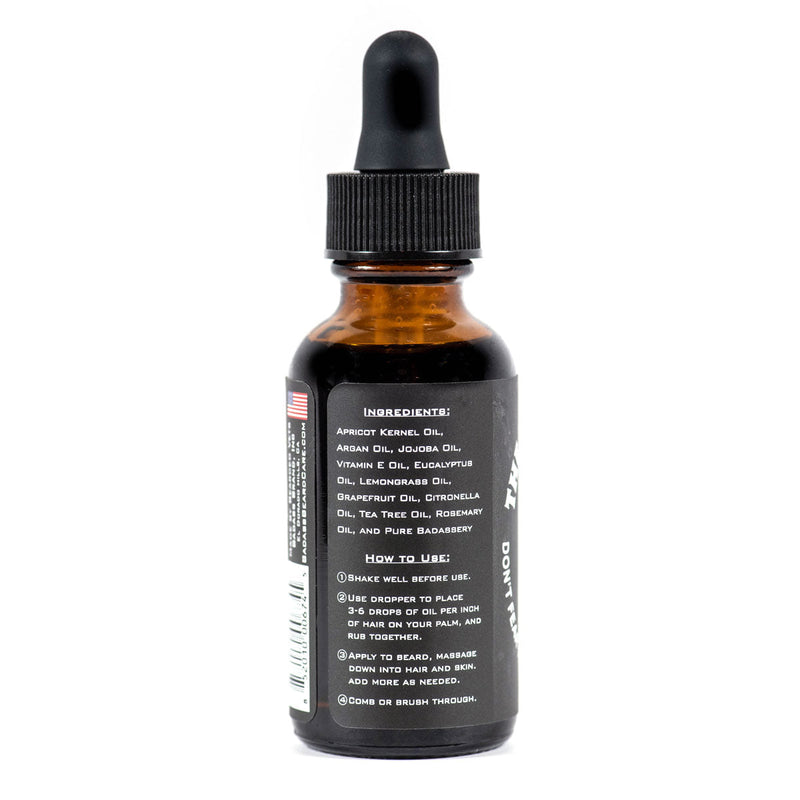 Badass Beard Care The Bushwhacker Beard Oil OIL Dark Slate Gray BABC