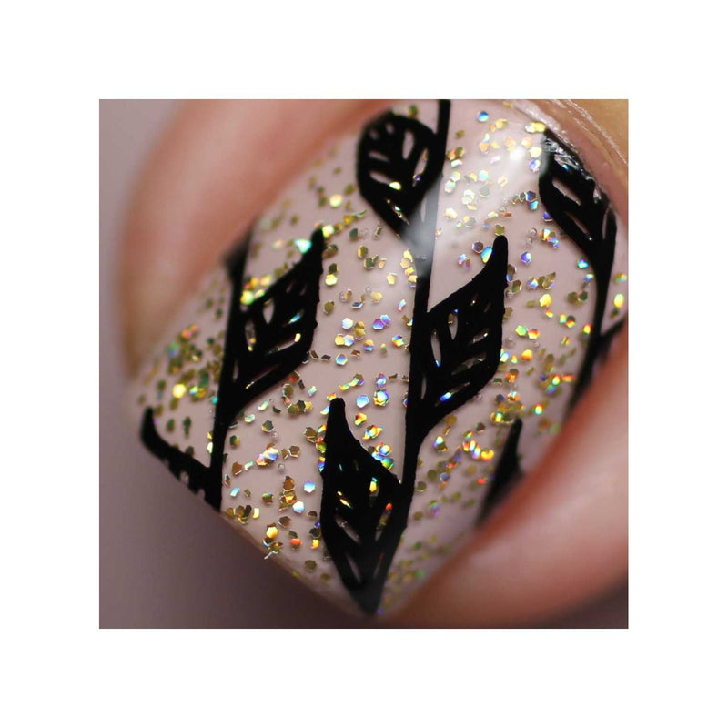 UberChic Beauty Business Chic-01 Stamping Plate Dim Gray