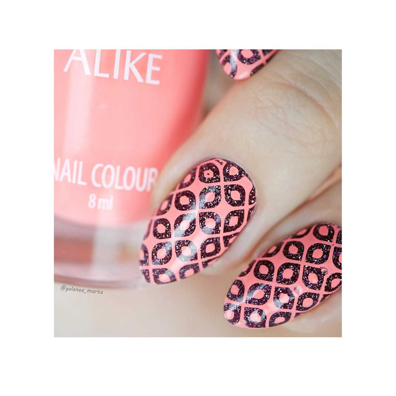 UberChic Beauty Business Chic-02 Stamping Plate Gray