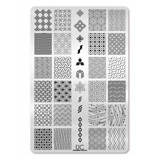 UberChic Beauty Business Chic-02 Stamping Plate Light Gray