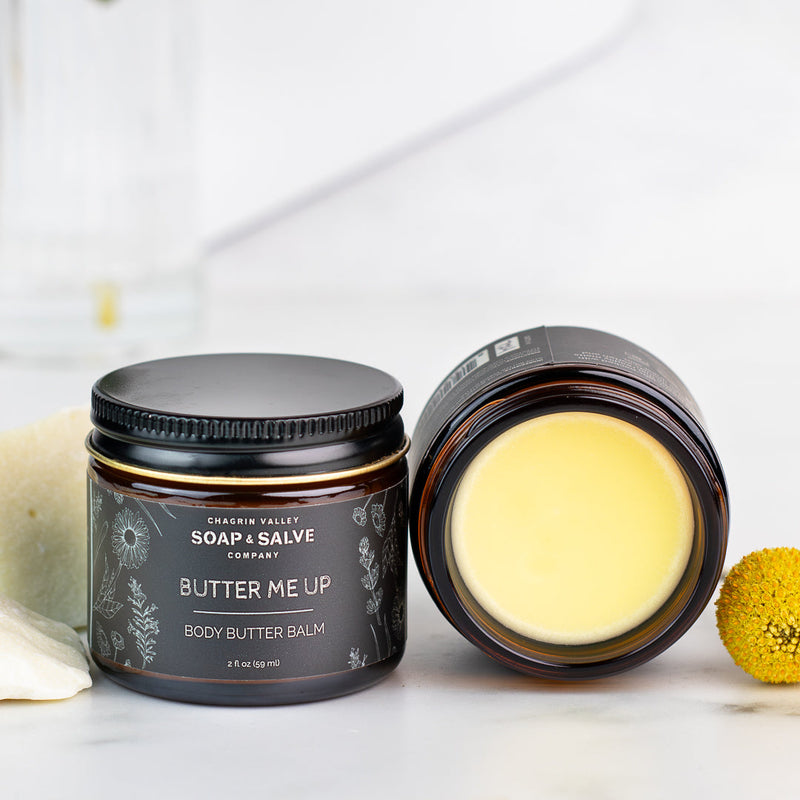 Chagrin Valley Soap & Salve Body Balm:  Butter Me Up Body Balm Lavender 2 fl oz Jar