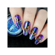 UberChic Beauty Butterflies Stamping Plate Gray