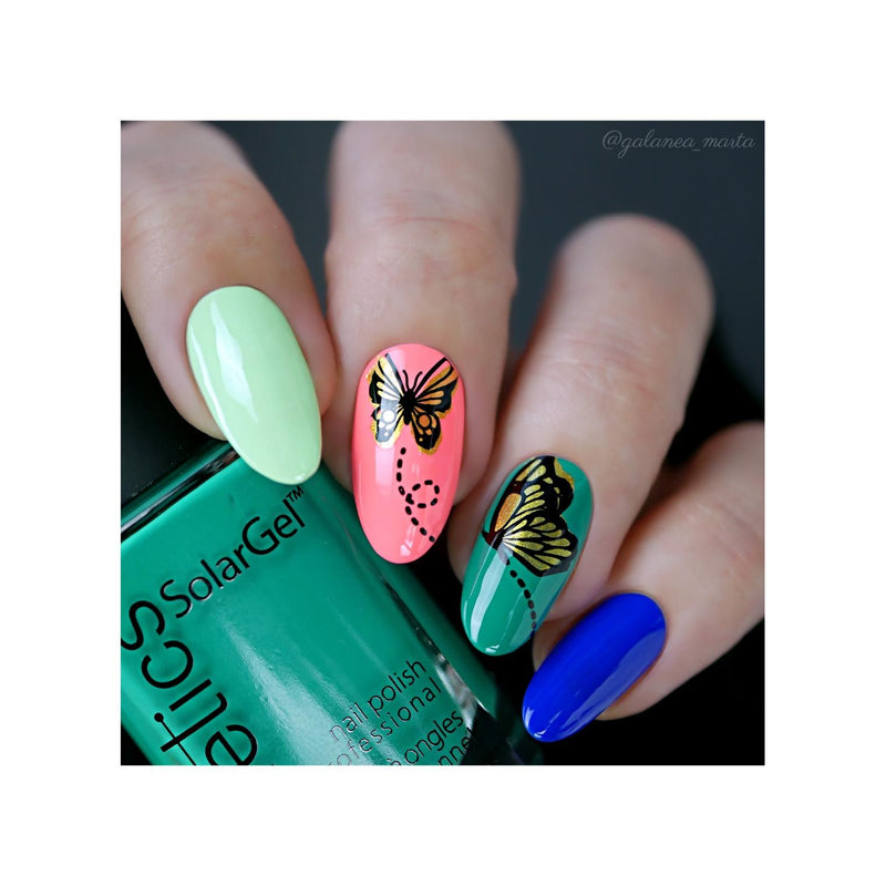 UberChic Beauty Butterflies Stamping Plate Dim Gray