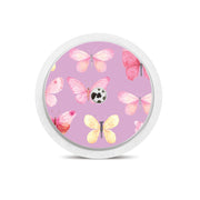 Peelz Butterflies for Freestyle Libre 2 Peelz/Stickers White Smoke Sensor Only