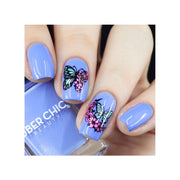 UberChic Beauty Butterflies Stamping Plate Gray