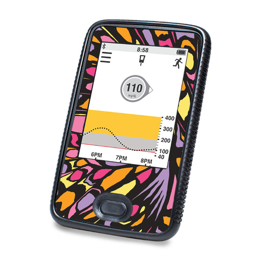 Peelz Butterfly Wing DEXCOM G6 Touchscreen Receiver Peelz/Stickers White Smoke