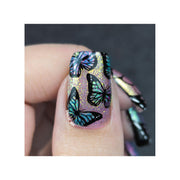 UberChic Beauty Butterflies Stamping Plate Gray