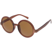 zeroUV 1980's Retro Round Sunglasses Fashion Sunglasses 8754 Sunglasses White Smoke Red,Tortoise Green,Black Smoke,Tortoise Amber,Black Lavender,Matte Orange Green,Matte Yellow Smoke,Matte Brown Brown,Matte Black Green