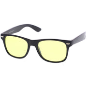 zeroUV Limited Edition Color Tinted Lens Horned Rim Sunglasses 8803 Sunglasses White Smoke Red,Blue,Pink,Yellow,Purple,Green