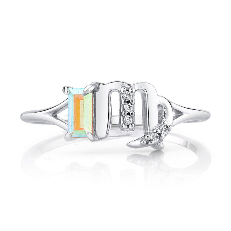 Fragrant Jewels Virgo, The Virgin - Jewel Candle Jewel Candle White Smoke Ring / 5,Ring / 6,Ring / 7,Ring / 8,Ring / 9,Ring / 10