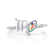 Fragrant Jewels Virgo, The Virgin - Jewel Candle Jewel Candle White Smoke Ring / 5,Ring / 6,Ring / 7,Ring / 8,Ring / 9,Ring / 10