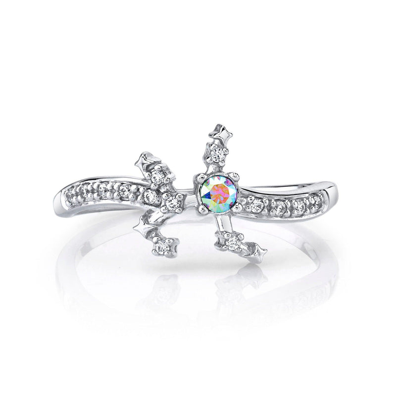 Fragrant Jewels Virgo, The Virgin - Jewel Candle Jewel Candle White Smoke Ring / 5,Ring / 6,Ring / 7,Ring / 8,Ring / 9,Ring / 10
