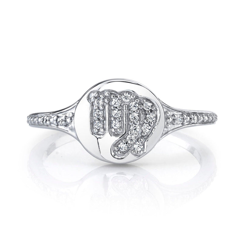 Fragrant Jewels Virgo, The Virgin - Jewel Candle Jewel Candle White Smoke Ring / 5,Ring / 6,Ring / 7,Ring / 8,Ring / 9,Ring / 10