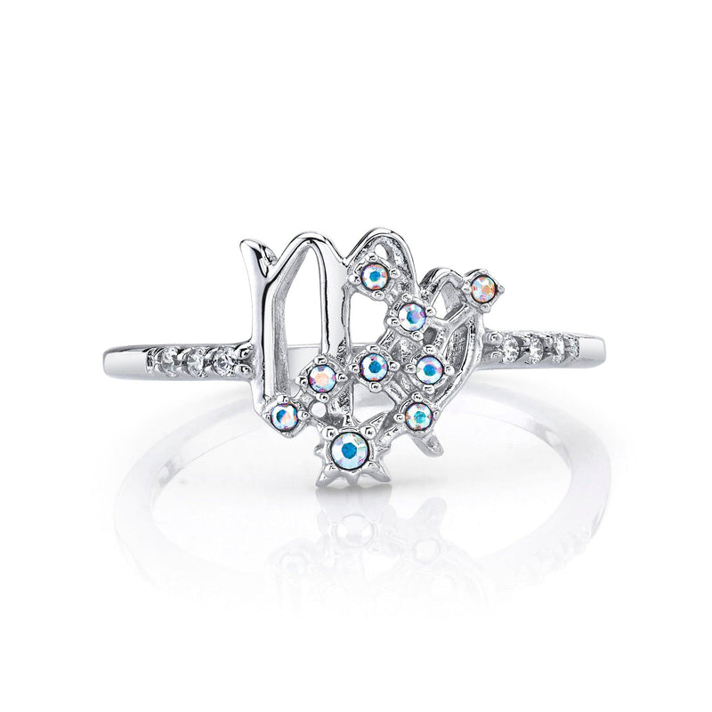 Fragrant Jewels Virgo, The Virgin - Jewel Candle Jewel Candle White Smoke Ring / 5,Ring / 6,Ring / 7,Ring / 8,Ring / 9,Ring / 10