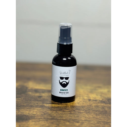 Lustful Bath, LLC LUSTFUL BEARD OIL Beard Oil Gray BACCARAT ROUGE SCENT,BLACK LEATHER,BLUE,BOURBON TOBACCO SCENT,CEDAR MUSK,CREED,ENVY,SANDALWOOD VANILLA,UNSCENTED (TEA TREE)