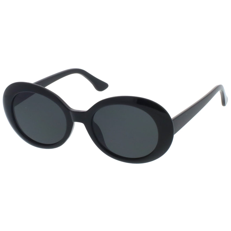 zeroUV Oversize Retro Tapered Arms Clout Goggle Oval Sunglasses 53mm C383 Sunglasses White Smoke Red Smoke,White Smoke,Black Smoke,Tortoise Brown