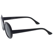 zeroUV Oversize Retro Tapered Arms Clout Goggle Oval Sunglasses 53mm C383 Sunglasses White Smoke Red Smoke,White Smoke,Black Smoke,Tortoise Brown