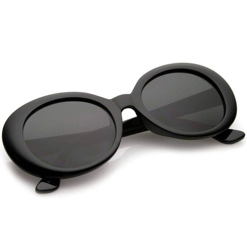 zeroUV Oversize Retro Tapered Arms Clout Goggle Oval Sunglasses 53mm C383 Sunglasses White Smoke Red Smoke,White Smoke,Black Smoke,Tortoise Brown