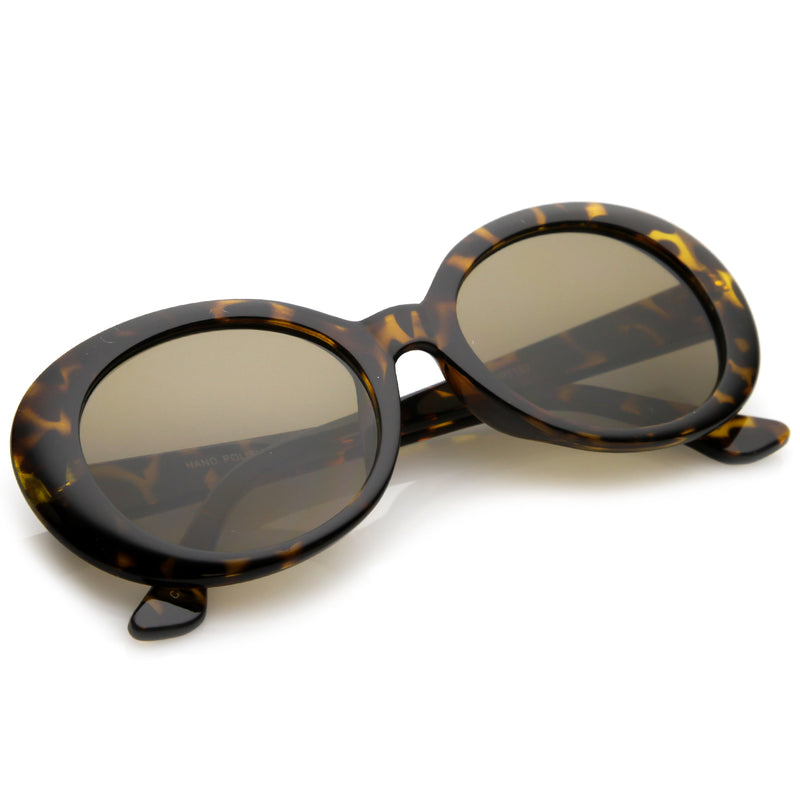 zeroUV Oversize Retro Tapered Arms Clout Goggle Oval Sunglasses 53mm C383 Sunglasses White Smoke Red Smoke,White Smoke,Black Smoke,Tortoise Brown