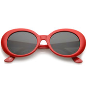 zeroUV Oversize Retro Tapered Arms Clout Goggle Oval Sunglasses 53mm C383 Sunglasses White Smoke Red Smoke,White Smoke,Black Smoke,Tortoise Brown