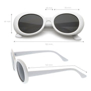 zeroUV Oversize Retro Tapered Arms Clout Goggle Oval Sunglasses 53mm C383 Sunglasses White Smoke Red Smoke,White Smoke,Black Smoke,Tortoise Brown