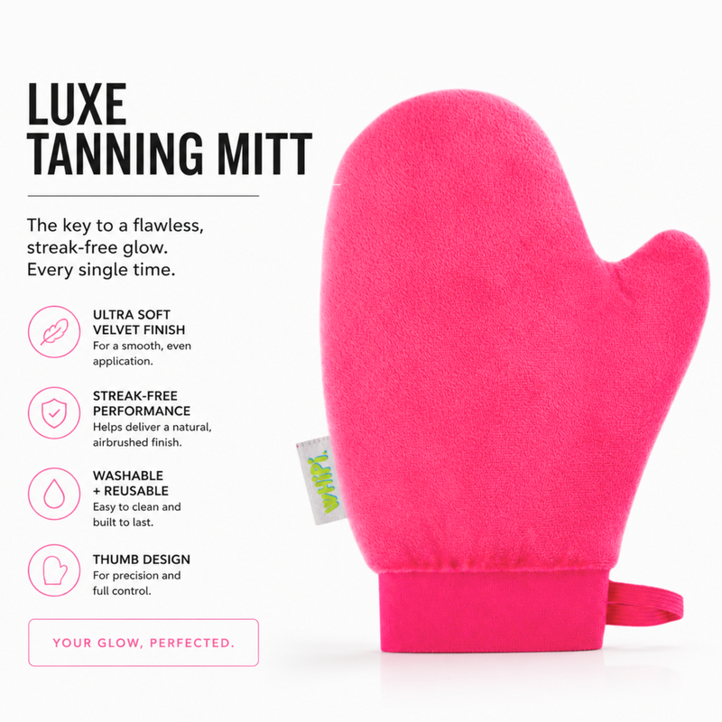 Whipi Co Luxe Tanning Mitt White Smoke