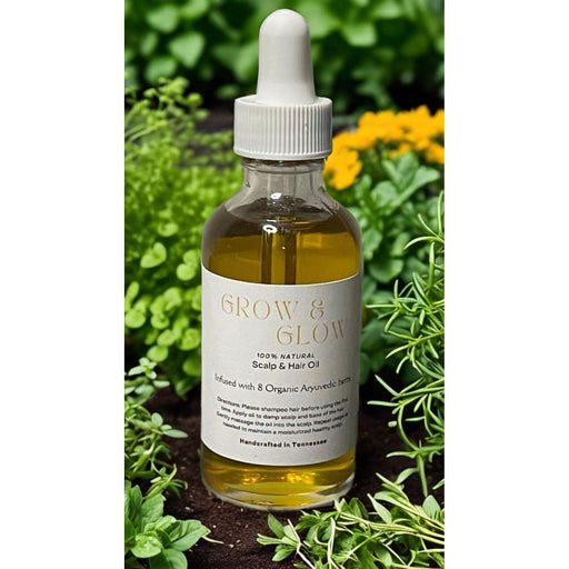Lustful Bath, LLC LUSTFUL GLO SCALP & HAIR GROWTH OIL Hair Growth Oil Dark Olive Green