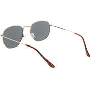 zeroUV Retro Modern Geometric Hexagon Frame Dapper Sunglasses C455 Sunglasses White Smoke Gold Green,Gold Brown,Silver Smoke,Black Green,Gold Smoke,Gold Smoke (2-pack)